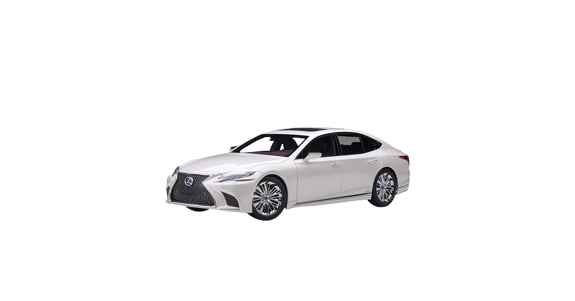 Lexus LS500h ミニカー Amazon.com: Autoart Lexus LS500h Sonic White Metallic with